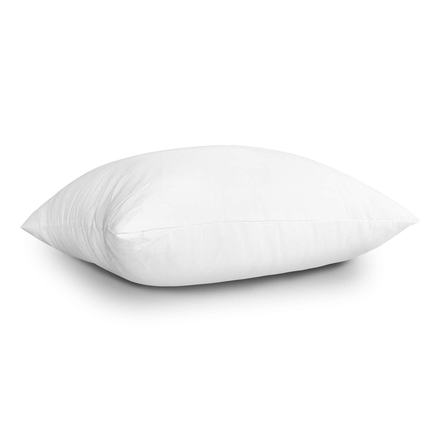 EDOW Throw Pillow Insert, Lightweight Soft Polyester Down Alternative Decorative Pillow, Sham Stuffer, Machine Washable. (White, 18x18) - Medaid International