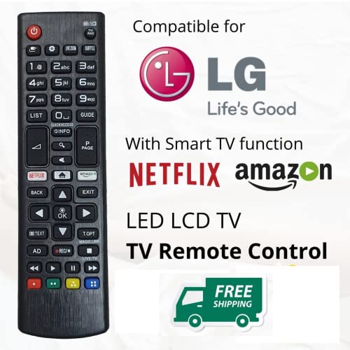 UrbanX - Universal Remote for LG TVs, Compatible with All Models, Easy Setup, Ergonomic Design