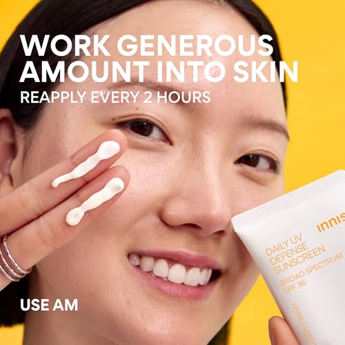 Innisfree Daily UV Defense SPF 36 – Korean Face Sunscreen, Invisible Finish, Broad Spectrum, No White Cast, Lightweight, Hydrating - Medaid International