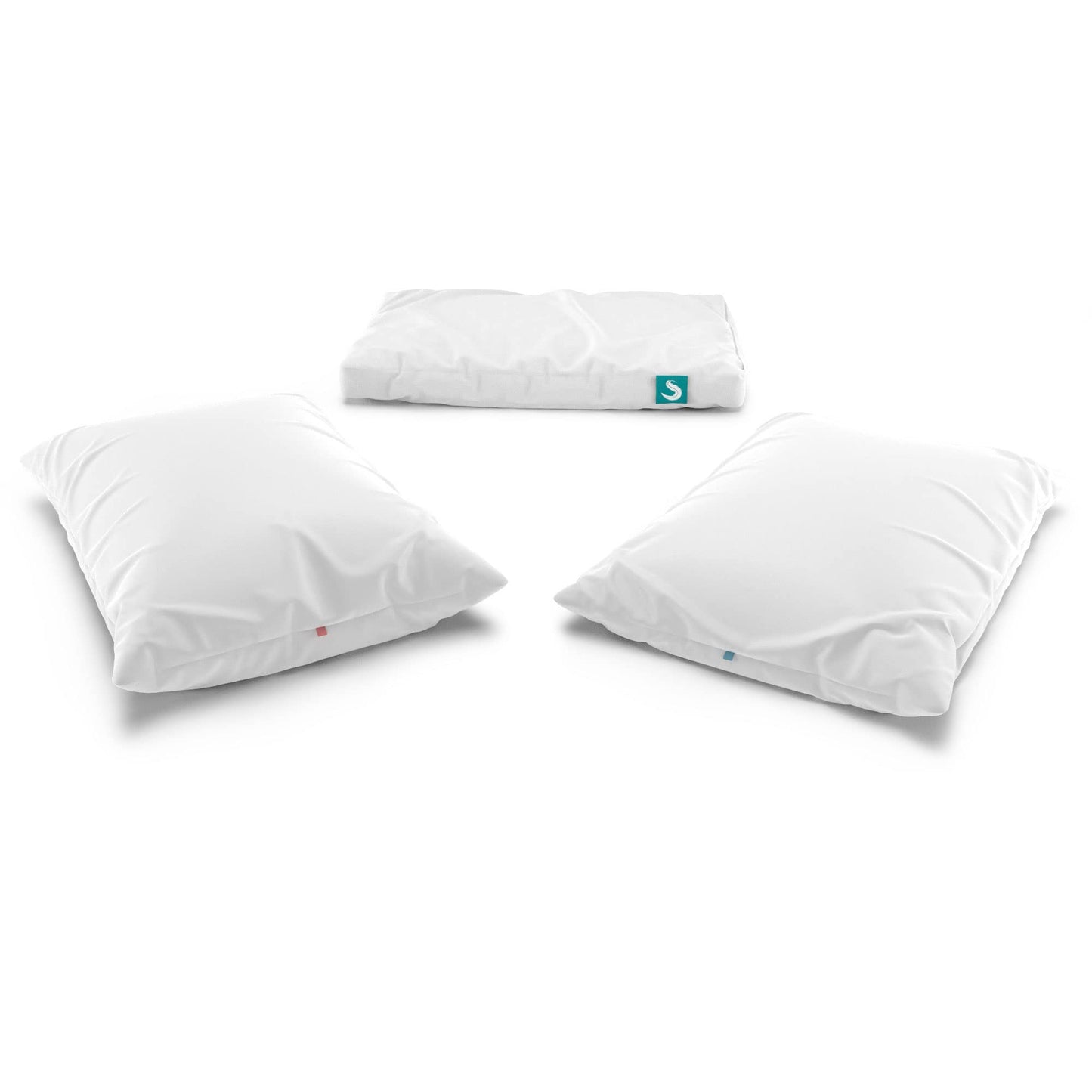 Sleepgram 2-Pack Cooling Bed Pillows & Removable Cover for Sleeping Sets, Queen Size - Adjustable and Washable Bedding Pillow Set for Comfortable Sleep - Medaid International