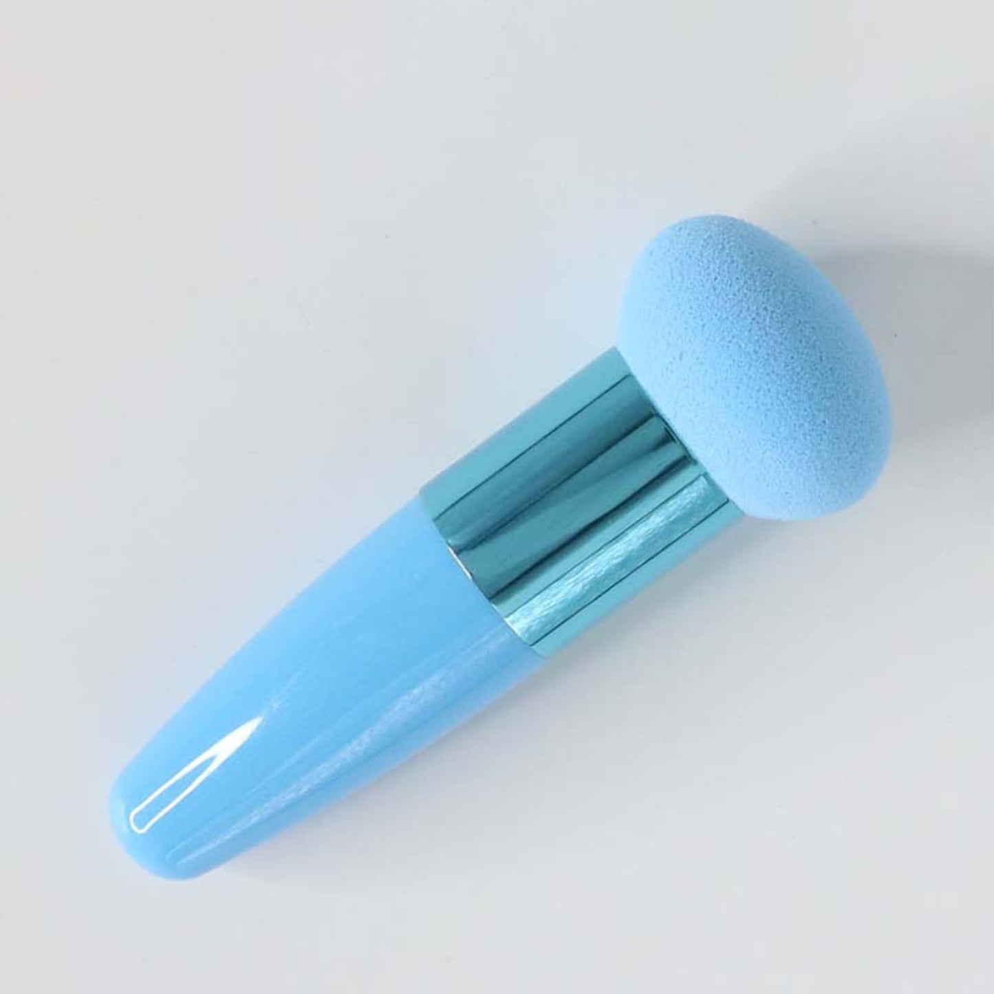 Foundation Makeup Sponge with Handle – Mushroom Shape Beauty Blender Stick for Smooth Application, Perfect for Liquid and Cream Cosmetics - Medaid International