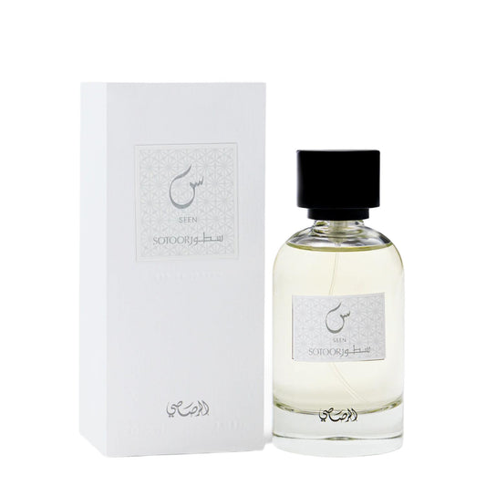 RASASI Sotoor Seen - Eau De Parfum 100 ML (3.8 oz) | Elegant Unisex Fragrance | Musk and Patchouli | Modern Arabian Scent - Medaid International