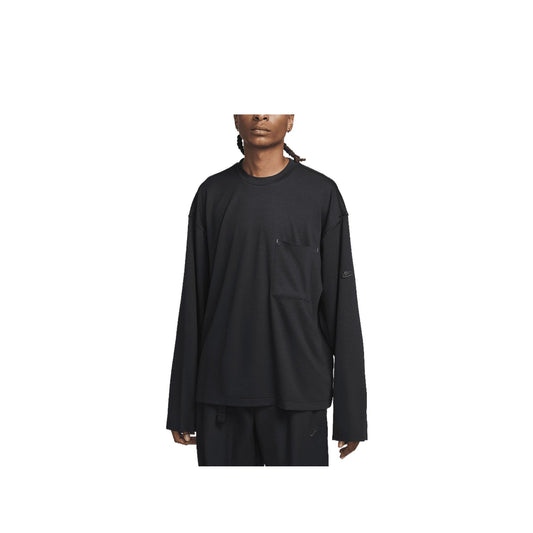 Nike Sportswear Dri-FIT Tech Pack Men's Long-Sleeve Top (Black, FB7819-010) Size Medium - Medaid International