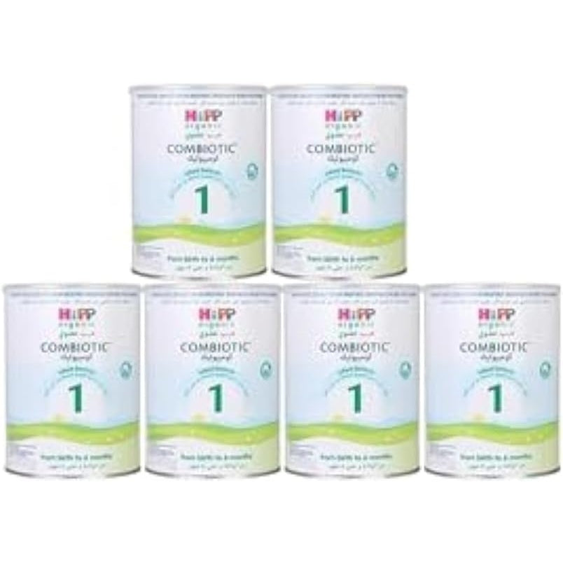 HiPP Organic Combiotic Infant Formula food with Milk, 800 g (1st STAGE, PACK OF 6) - Medaid