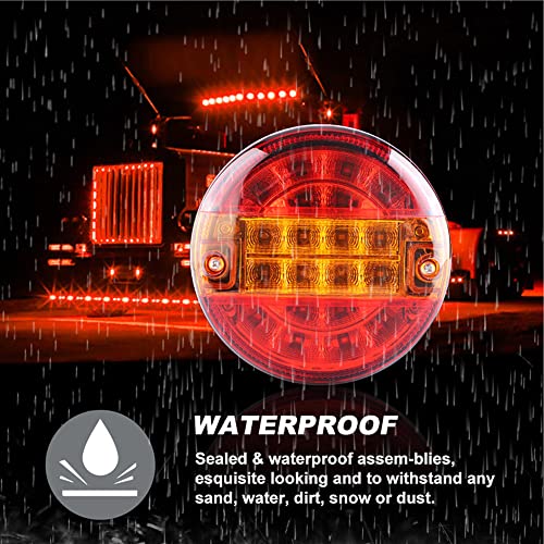 Aivyna - Bright LED Rear Tail Light for Trucks, 12V/24V, Energy Efficient