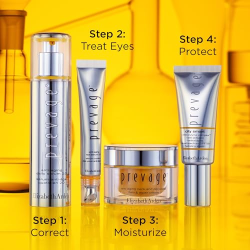 Elizabeth Arden PREVAGE Anti-Aging Face Serum 2.0 for Women, Brightening & Dark Spot Correcting Skincare, With Antioxidant Idebenone Technology, 1.7 Fl Oz - Medaid International
