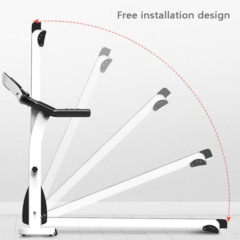 Under Desk Folding Treadmill Electric Motorized Portable Pad Treadmills Walking Jogging Running Exercise Fitness Machine for Home Gym Office - Medaid International