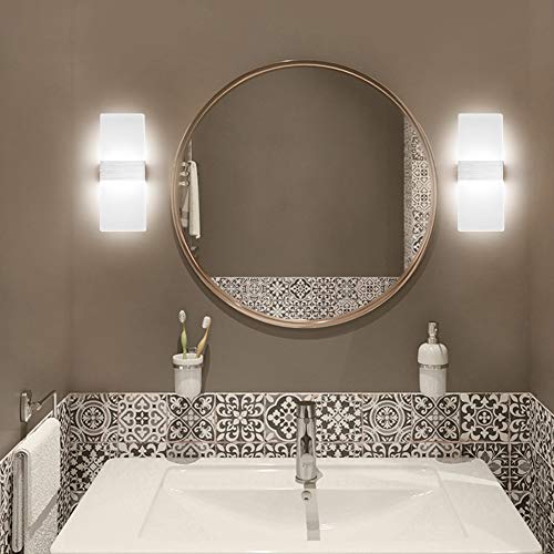 Klighten - Modern 12W LED Wall Light, Acrylic Design for Living Room & Bedroom