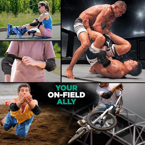 RDX - Pro Elbow Pads, CE SATRA Approved, Adjustable Compression Sleeves