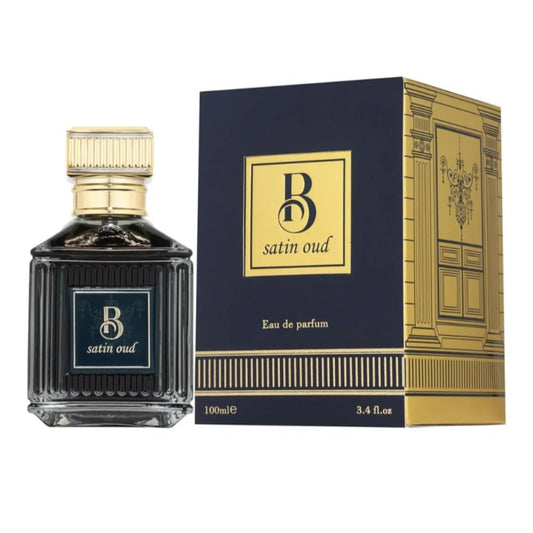 Fragrance World B-Satin Oud EDP Unisex 3.4 Fl Oz (B-Satin Oud) - Medaid International