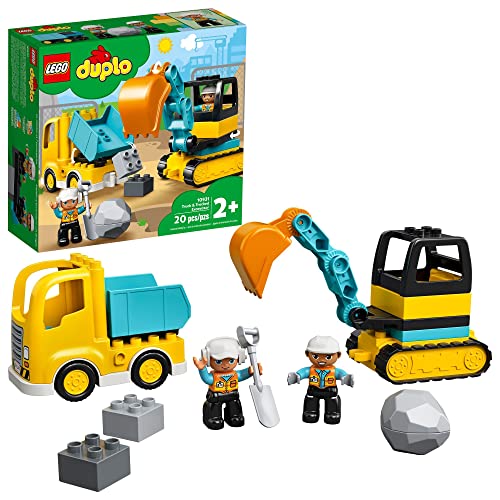 Lego - DUPLO Town Truck & Excavator Set for Toddlers - Educational Building Blocks