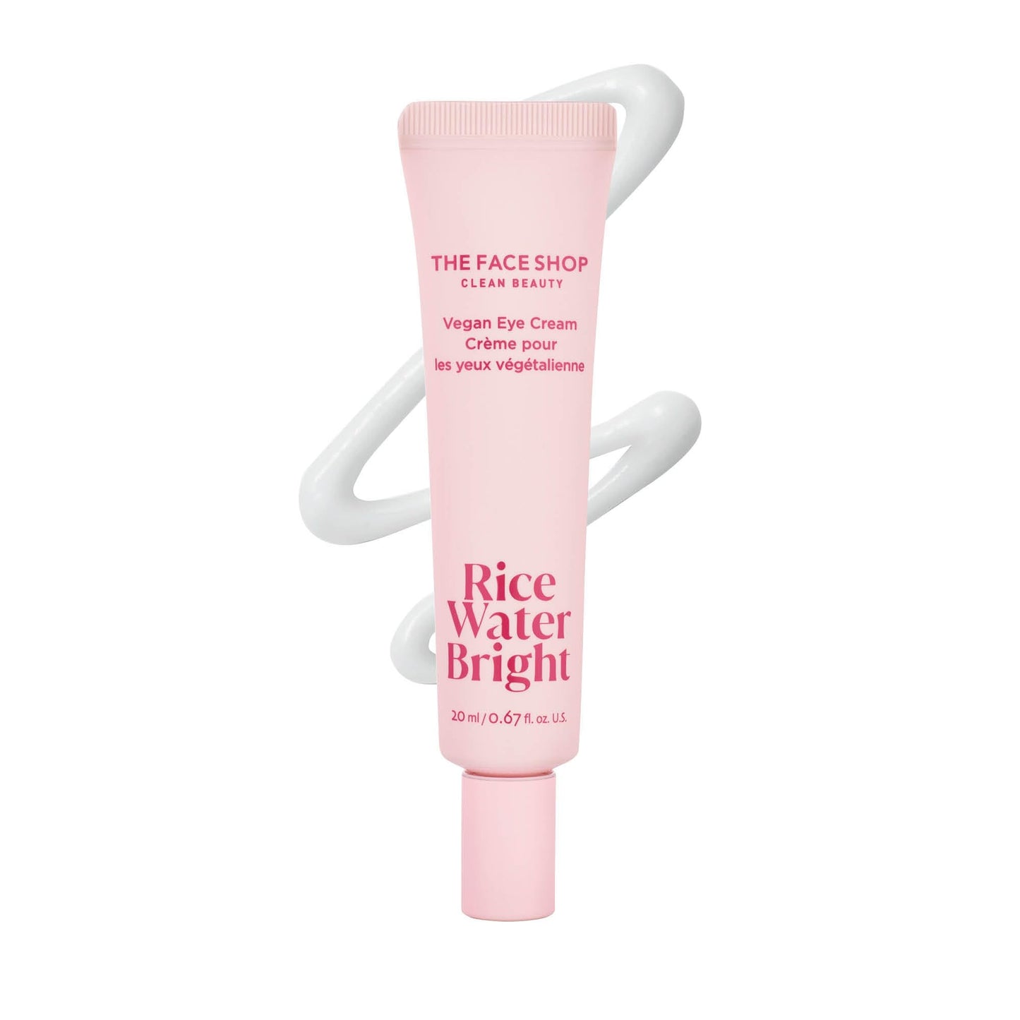 The Face Shop Rice Water Bright Vegan Eye Cream - Eye Cream for Dark Circles - Dark Circles Under Eye Treatment - Under Eye Brightener - Hydrating - Niacinamide - Hyaluronic Acid - Korean Skin Care - Medaid International