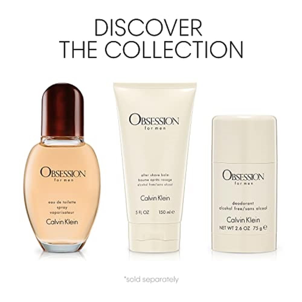 Calvin Klein Obsession Deodorant Stick for Men With Notes of Bergamot, Lavender, Sage, Musk & Sandalwood5 fl oz - Medaid International