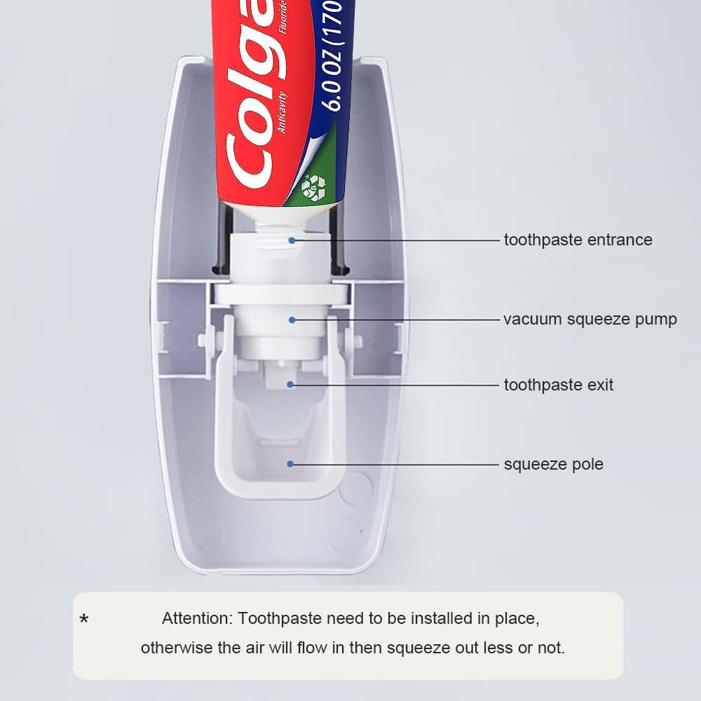 Automatic Toothpaste Squeezer & Toothbrush Dispenser - Medaid International