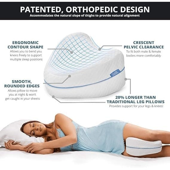 Foam Support Pillow for Legs, Back and Neck, Memory Foam Construction, Provides Pain Relief - Medaid - Lebanon