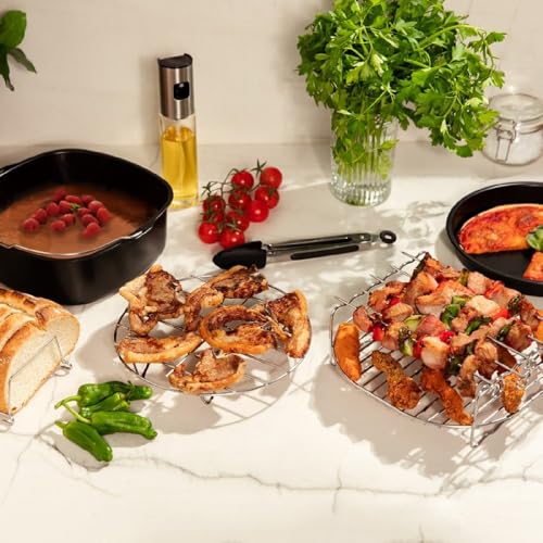 Cecotec - Accessory Set for 5-6.5L Hot Air Fryer, 8 Non-Stick, BPA Free