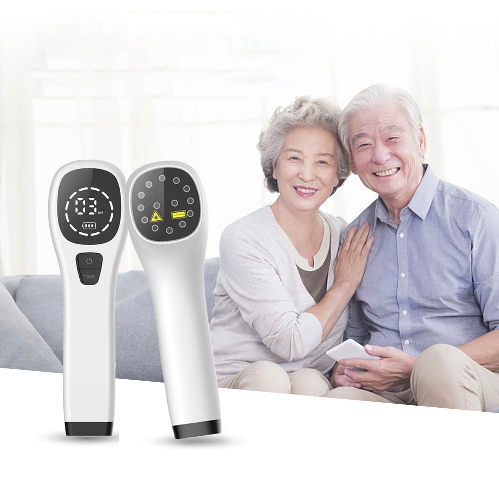 Cold Laser Human/Vet Device with LED Display Targets Joint and Muscles for Infrared Light(2x808nm +12X650nm) - Medaid International