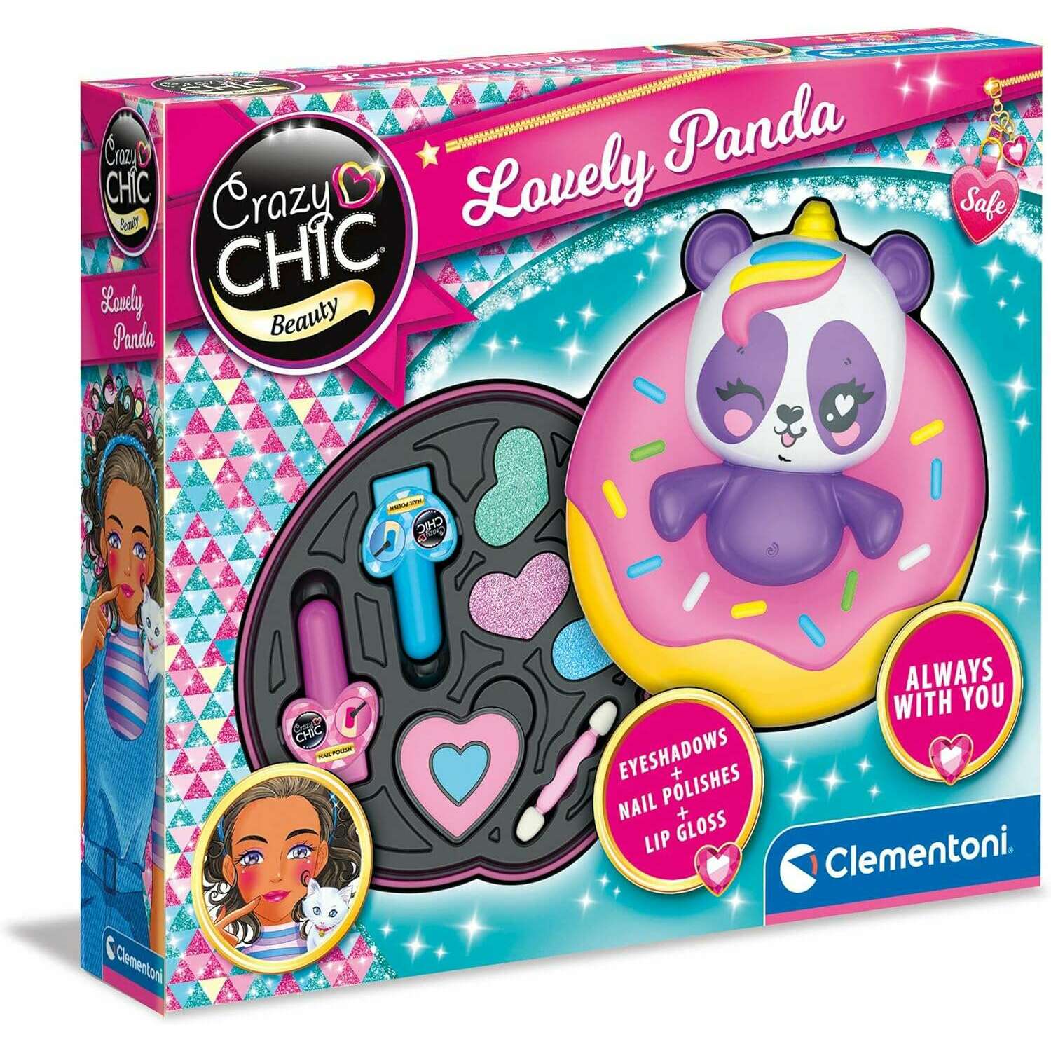 Crazy Chic - Lovely Make Up: Panda Safe and Hypoallergenic Cosmetic Set - Medaid International