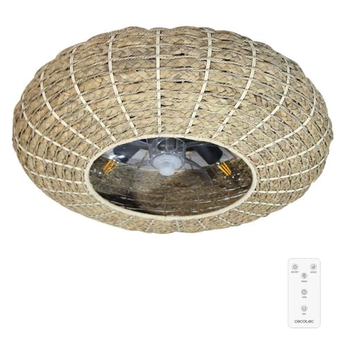 Cecotec - Ceiling Fan with Light, DC Motor 20W, Remote Control, 5 Blades