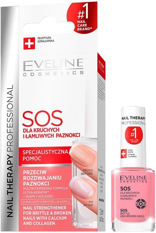 Eveline Nail Therapy Total Action 8 in 1 Intensive Nail Conditioner 12 ml Imported