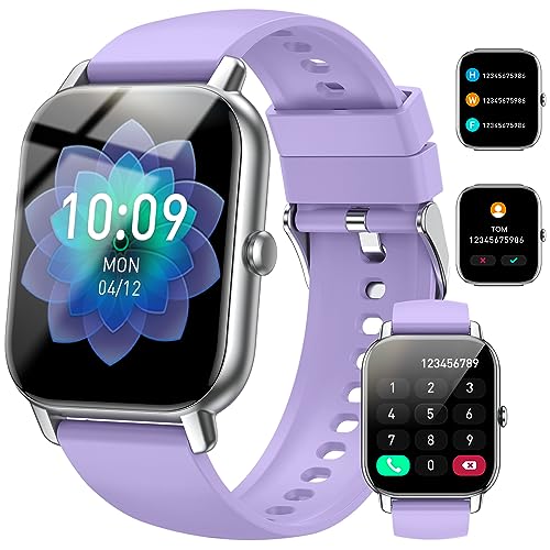 Smart Watch - 1.85" Fitness Smartwatch with Heart Rate Monitor, IP68 Waterproof