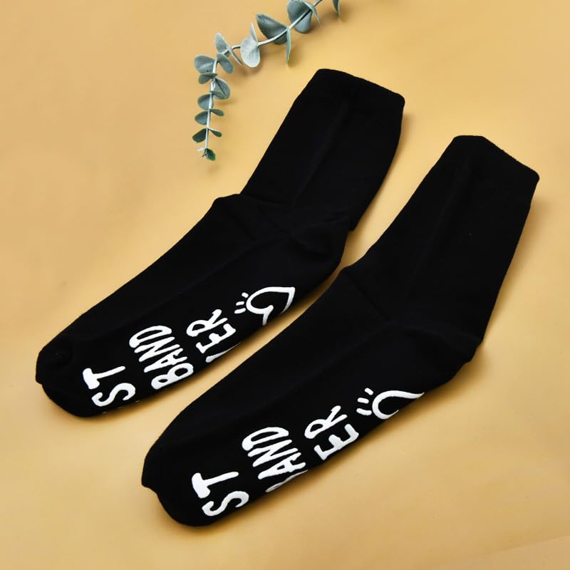 Sudaporn Husband Sock Gifts for Him Hubby Anniversary Birthday Christmas Gifts from Wife Wifey, Hubby Crew Socks for Father Day Gift Husband Soft Sock Christmas Xmas Stocking Stuffer - Medaid International