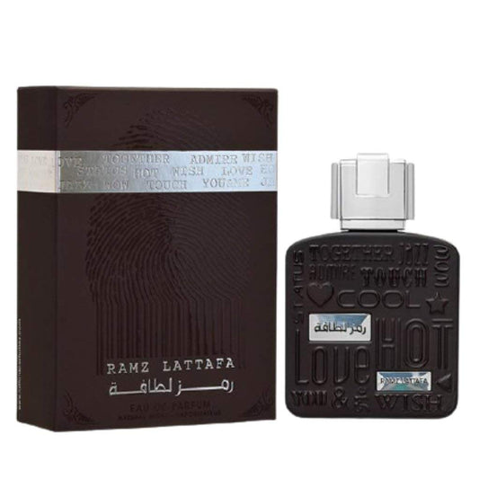Lattafa Perfumes Ramz Silver Eau De Parfum Spray for Unisex, 3.4 Ounce - Medaid International
