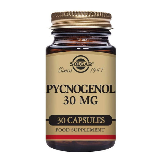 Solgar Pycnogenol Vegetable Capsules, 30 Mg, 30 Count - Medaid International