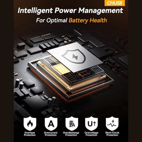 Chusii - 12000mAh MagSafe Battery Pack, Fast Charging, Portable Power Bank