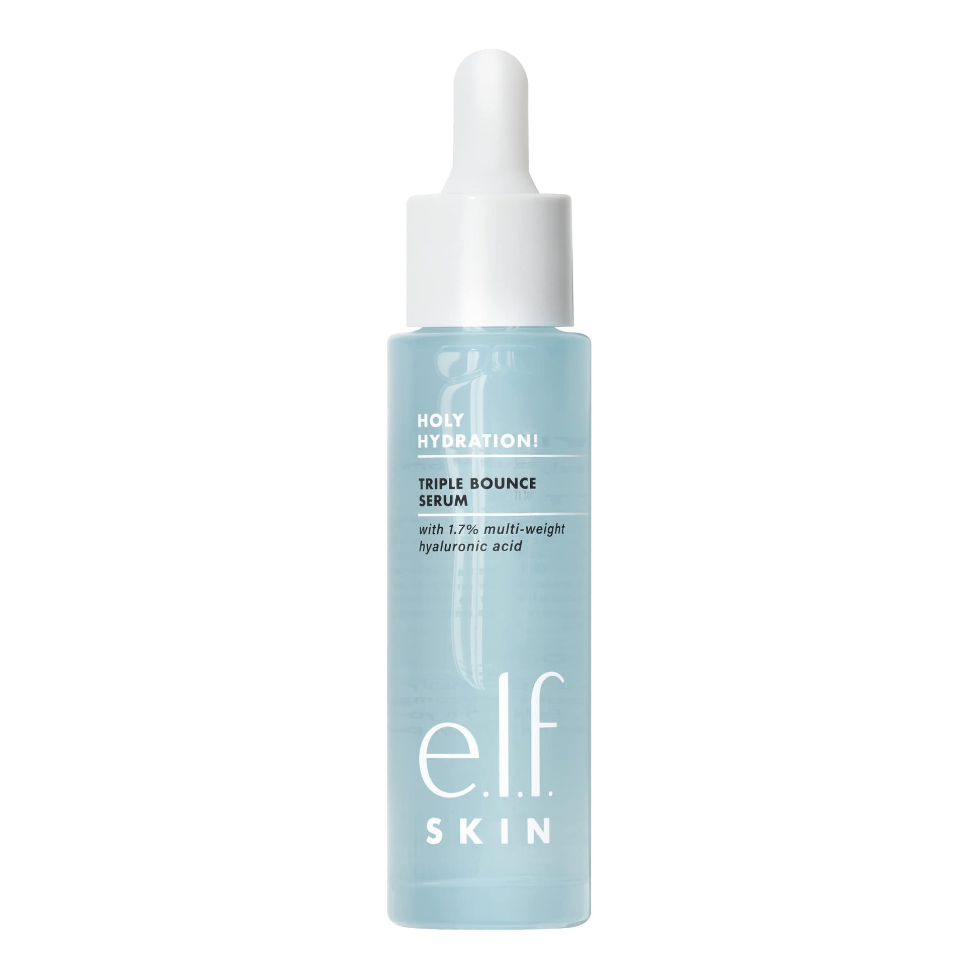e.l.f. SKIN Holy Hydration! Triple Bounce Serum, 1.7% Hyaluronic Acid Serum For Plump, Bouncy Skin, Moisturizing & Hydrating, Vegan & Cruelty-Free - Medaid International