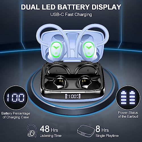 Ordtop - Wireless Bluetooth 5.3 In-Ear Headphones with Superior Sound Quality