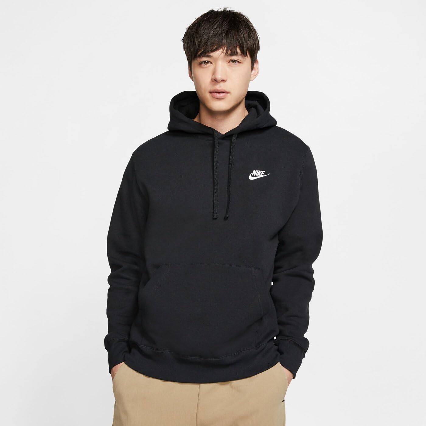 nike international hoodie black