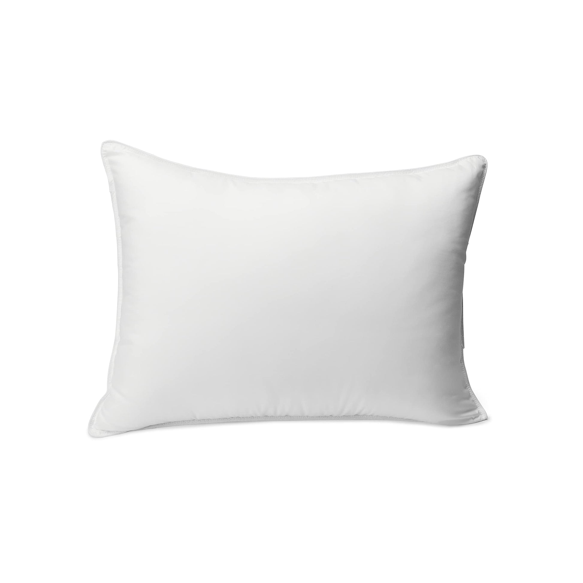 Amazon Basics Down Alternative Pillow for Back Side Sleepers, Medium Density, Standard Size, 26" x 20", 2-Pack, White - Medaid International