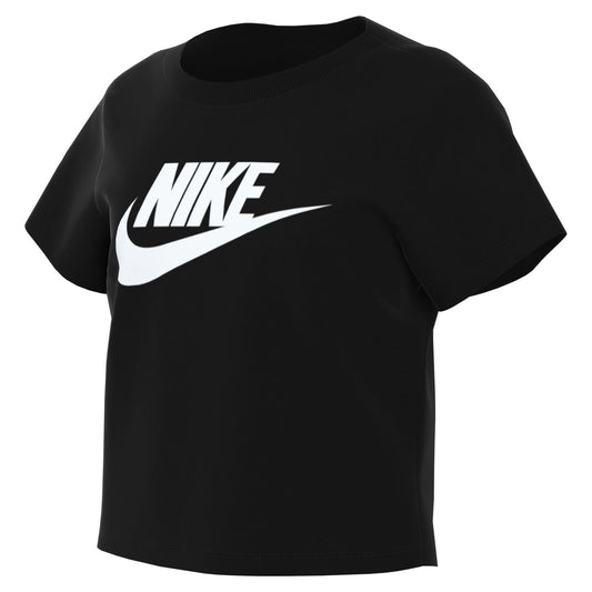 Nike NSW Tee Crop Futura (Little Kids/Big Kids) Black - Medaid International
