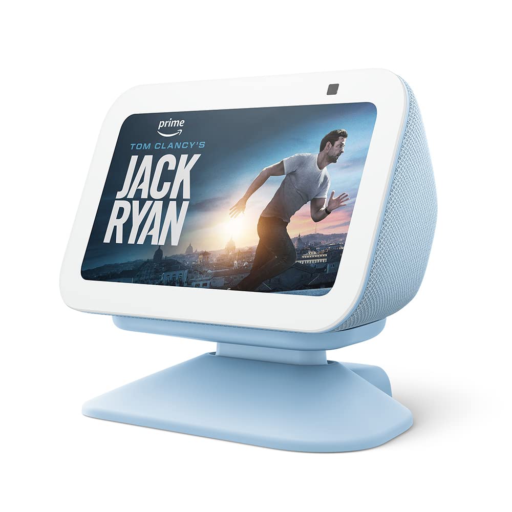 Echo Show 5 (3rd Gen) Adjustable Stand with USB-C Charging Port | Cloud Blue - Medaid International