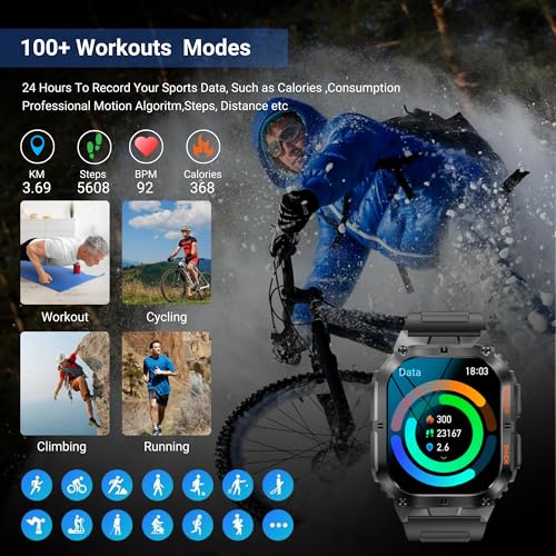 Armfit - Smart Watch Dome2 with Bluetooth Calling, Heart Rate Monitor, Waterproof