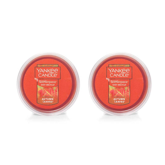 Yankee Candle Set of Two Autumn Leaves Easy Scenterpiece Easy MeltCups - Medaid International
