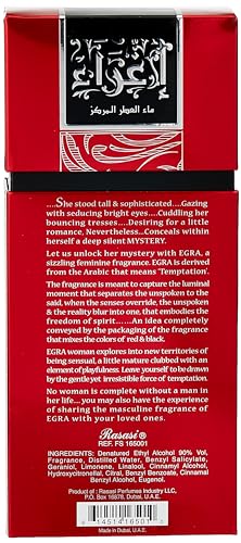 RASASI Egra for Women Eau de Parfum Spray, 3.4 Ounce - Medaid International