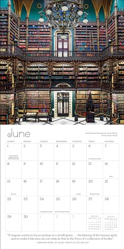 A Calendar for Book Lovers Wall Calendar 2025 - Medaid International
