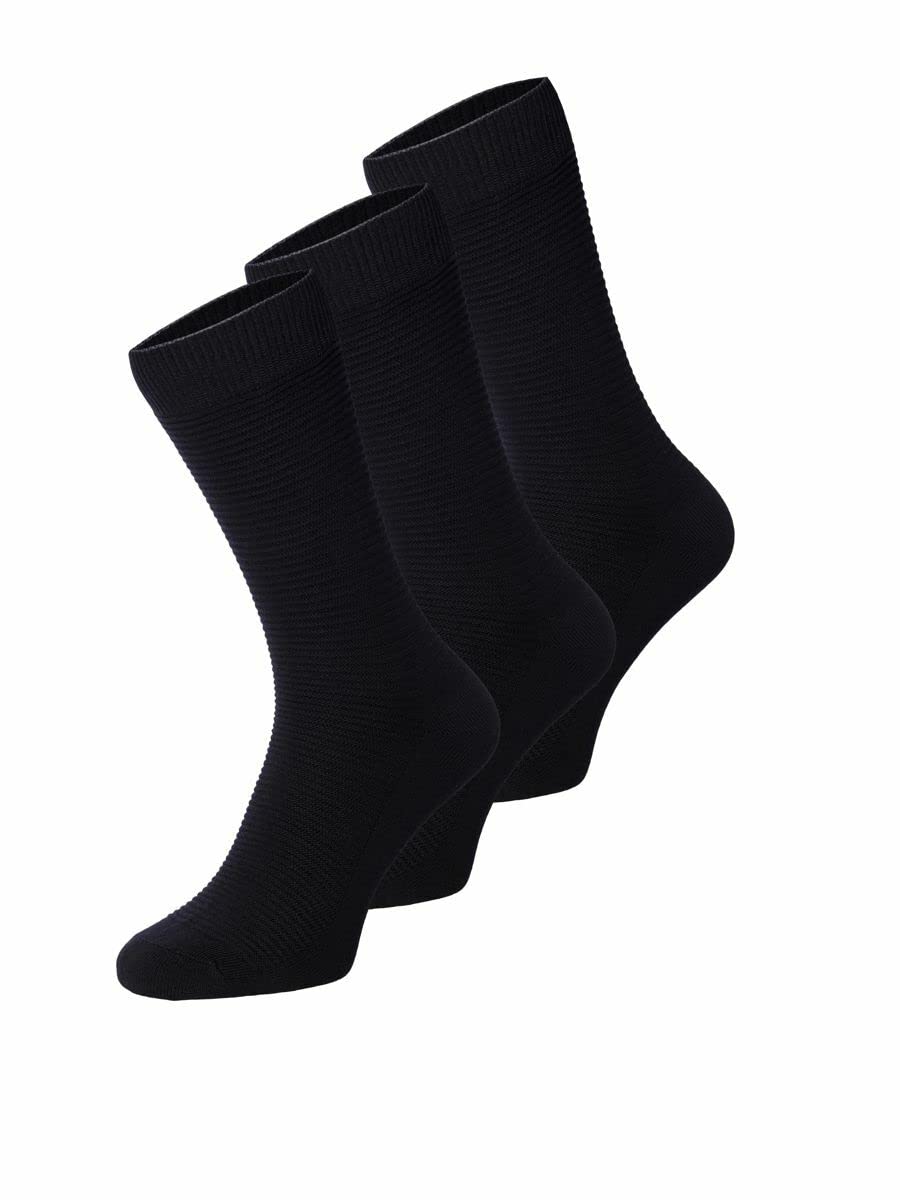 Jack & Jones Men's Socks in 3-pack One Size Black - Medaid International