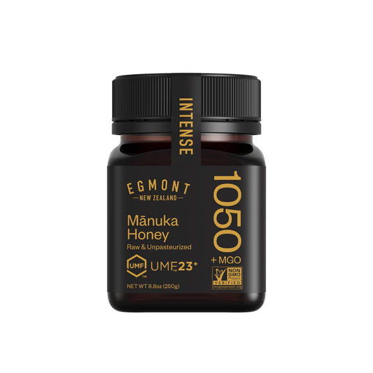 Egmont Honey Manuka UMF 23+ 8.8oz (250g) NON-GMO, Kosher, Recycled plastic jar, Traceable 100% Pure Authentic New Zealand Honey, UMF & MGO Certified - Medaid International