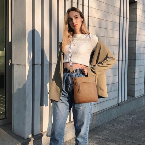 Roulens - Vegan Soft Leather Crossbody Bag with Adjustable Strap & Stylish Design