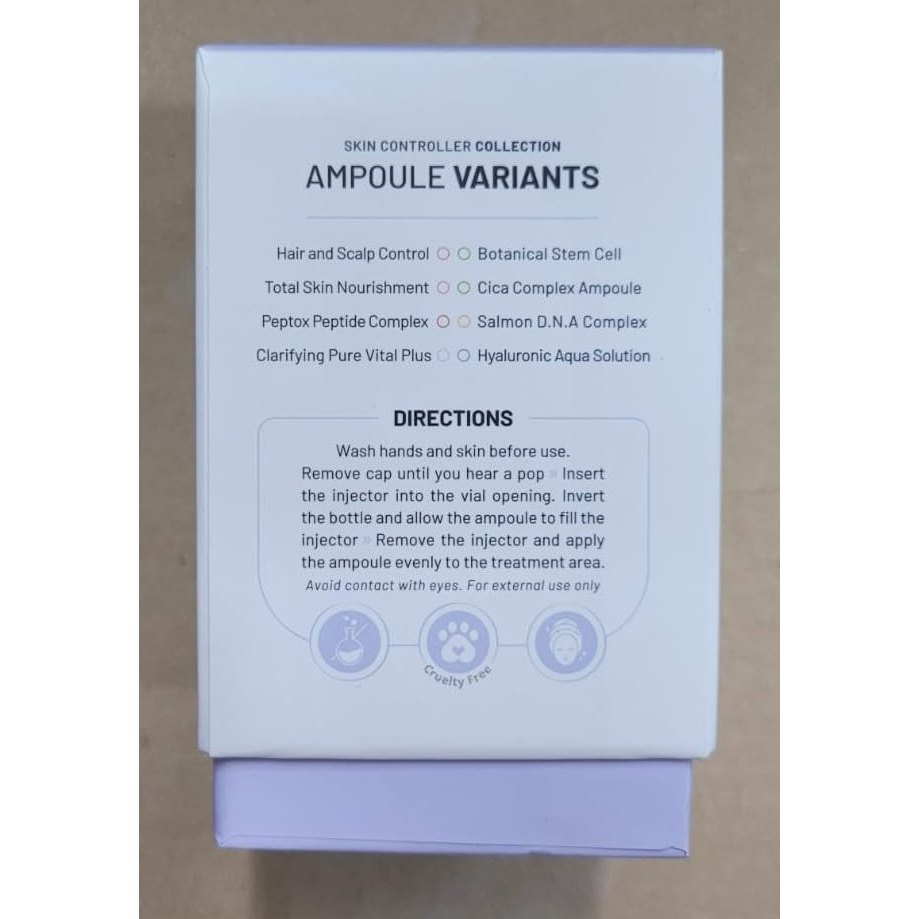 BRÜUN SC - Control Stem Cell Ampoule - Micro Needling Korean Serum Booster for Face and Body to Use with and without Derma Pen Microneedling Skin Care Serum 1.18 fl.oz - Medaid International