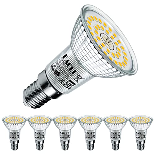 Eacll - E14 LED Neutral White 6.5W, 770 Lumens, 4000K, Pack of 6