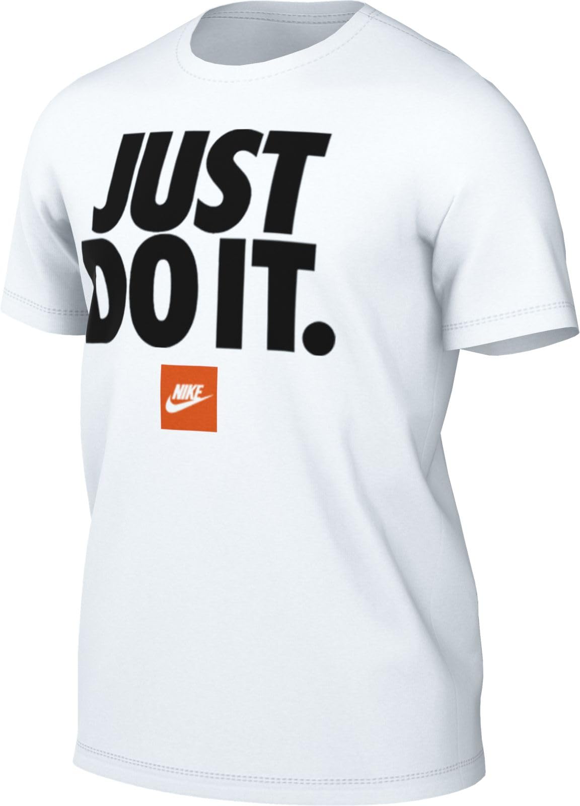 Nike Men's Club Just Do It Graphic T-Shirt, White - Medaid International