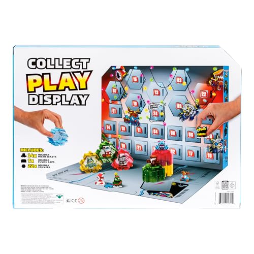 Celebrate the End of Year with MrBeast Hyper Fusion Advent Calendar, Opens A Door Every Day to discover 14 Exclusive Micro-Creatures, 22 Stickers and 7 Fusion Capsules - Medaid International