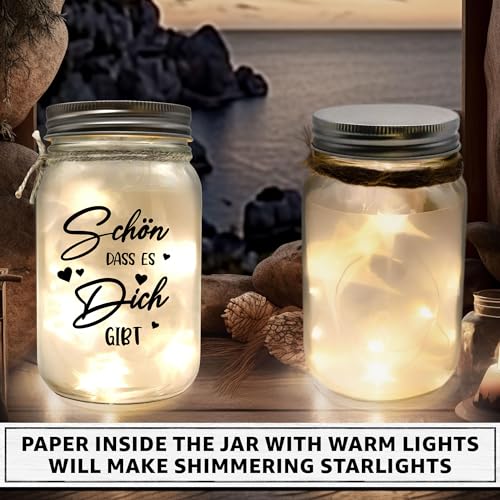 Charfia - LED Bottle Light Gift for Women with Heartfelt Saying, Perfect for Christmas & Birthdays