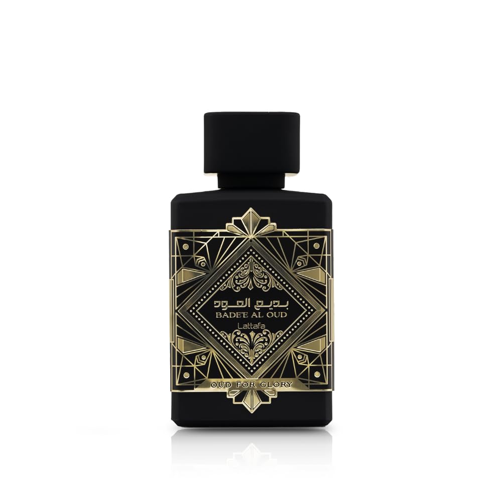 Lattafa Perfumes Bade'e Al Oud, Oud for Glory for Unisex Eau de Parfum Spray, 3.4 Ounce - Medaid International