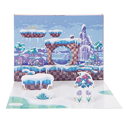 Sonic The Hedgehog Advent Calendar 2025 - 24 Surprises with Exclusive Collectible 2.5 Inch Holiday Action Figures! - Medaid International
