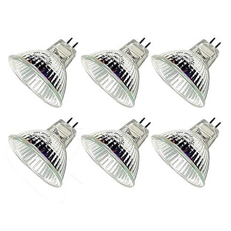 CTKcom - MR16 12V 20W Halogen Light Bulbs (6 Pack) - High Lumens, Bi Pin Base